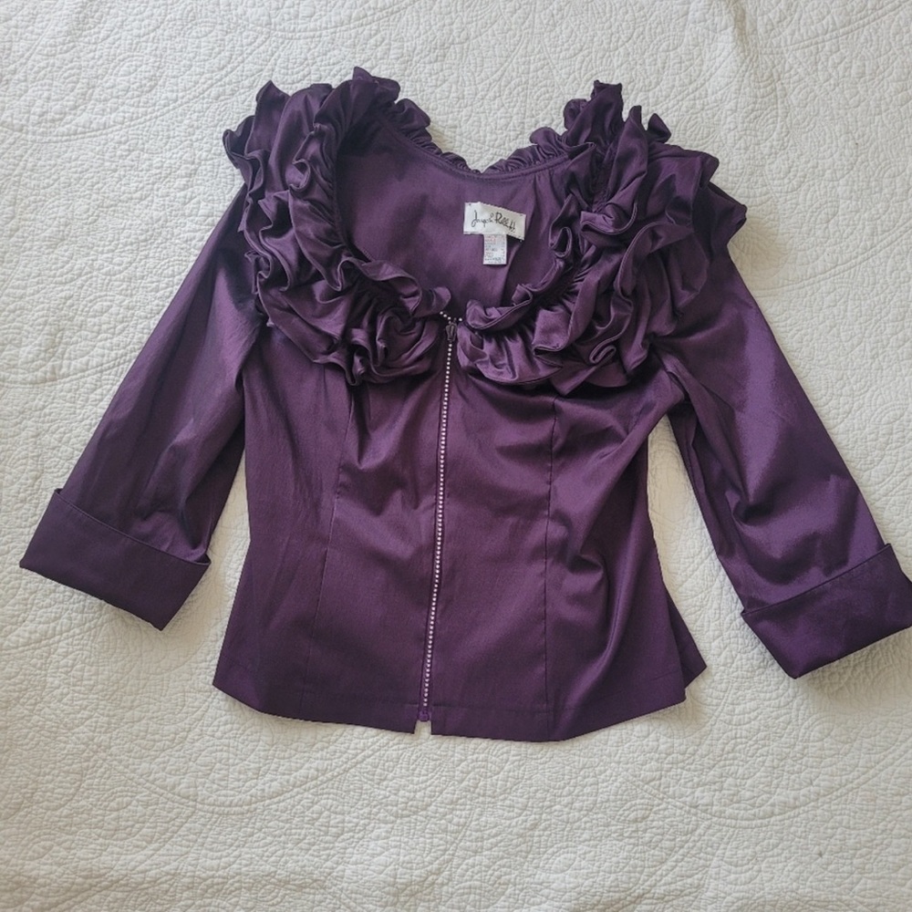 Joseph Ribkoff Ruffle Blouse